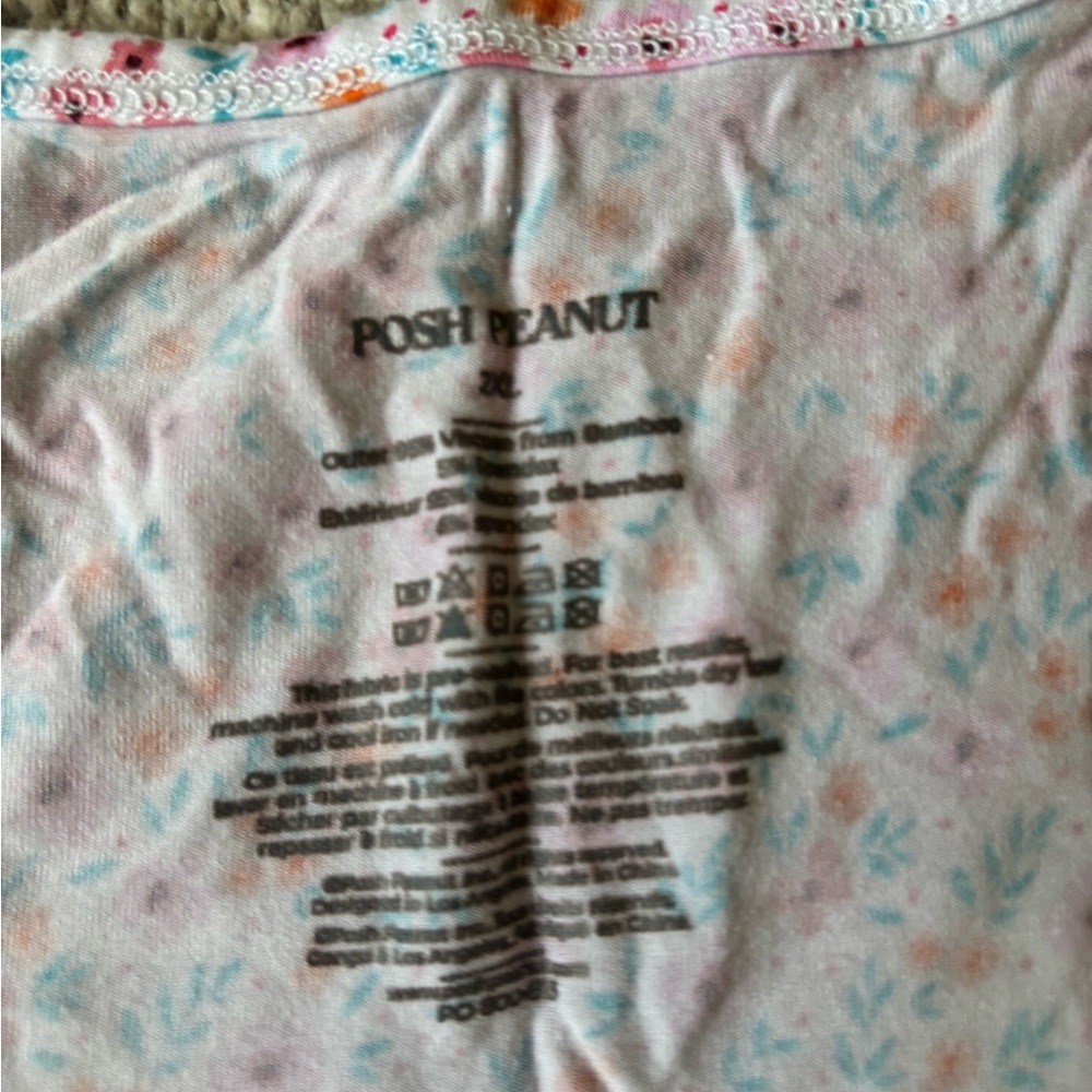 Posh Peanut Multicolor Floral Pajama Set - Picture 6 of 6